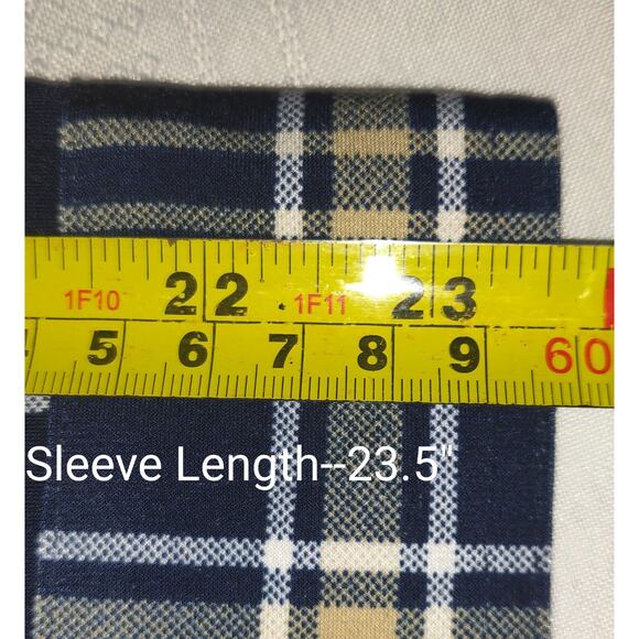 Michael Kors Plaid Dress Womens Medium Blue Tan Preppy Academia School Girl - Picture 14 of 16